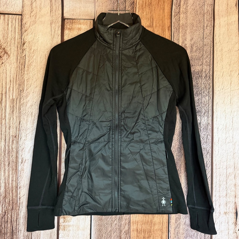 Smartwool Hybrid Insulated Jacket Black Merino Performance Outdoor Athleisure XS